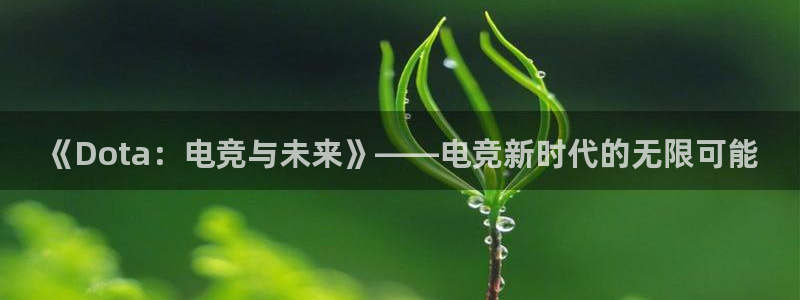 乐竞电竞官网：《Dota：电竞与未来》——电竞新时代的无限可能