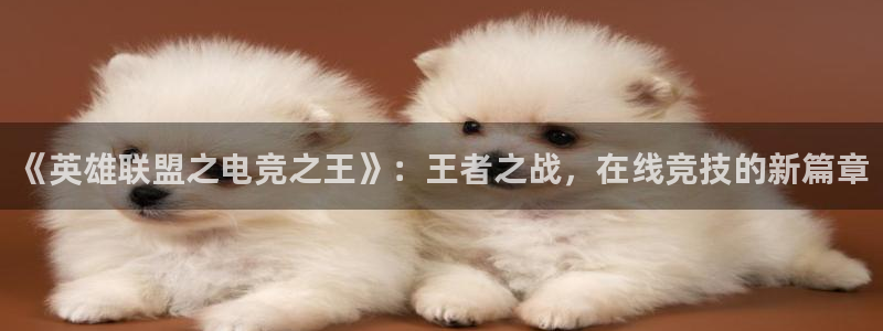 乐竞电竞体育官网：《英雄联盟之电竞之王》：王者之战，在线竞技的新篇章